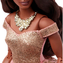 BARBIE THE MOVIE PRESIDENT BARBIE DOLL IN PINK AND GOLD DRESS