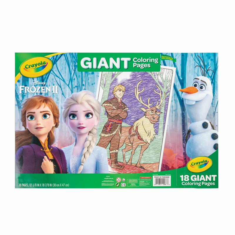CRAYOLA DISNEY FROZEN II GIANT COLORING PAGES