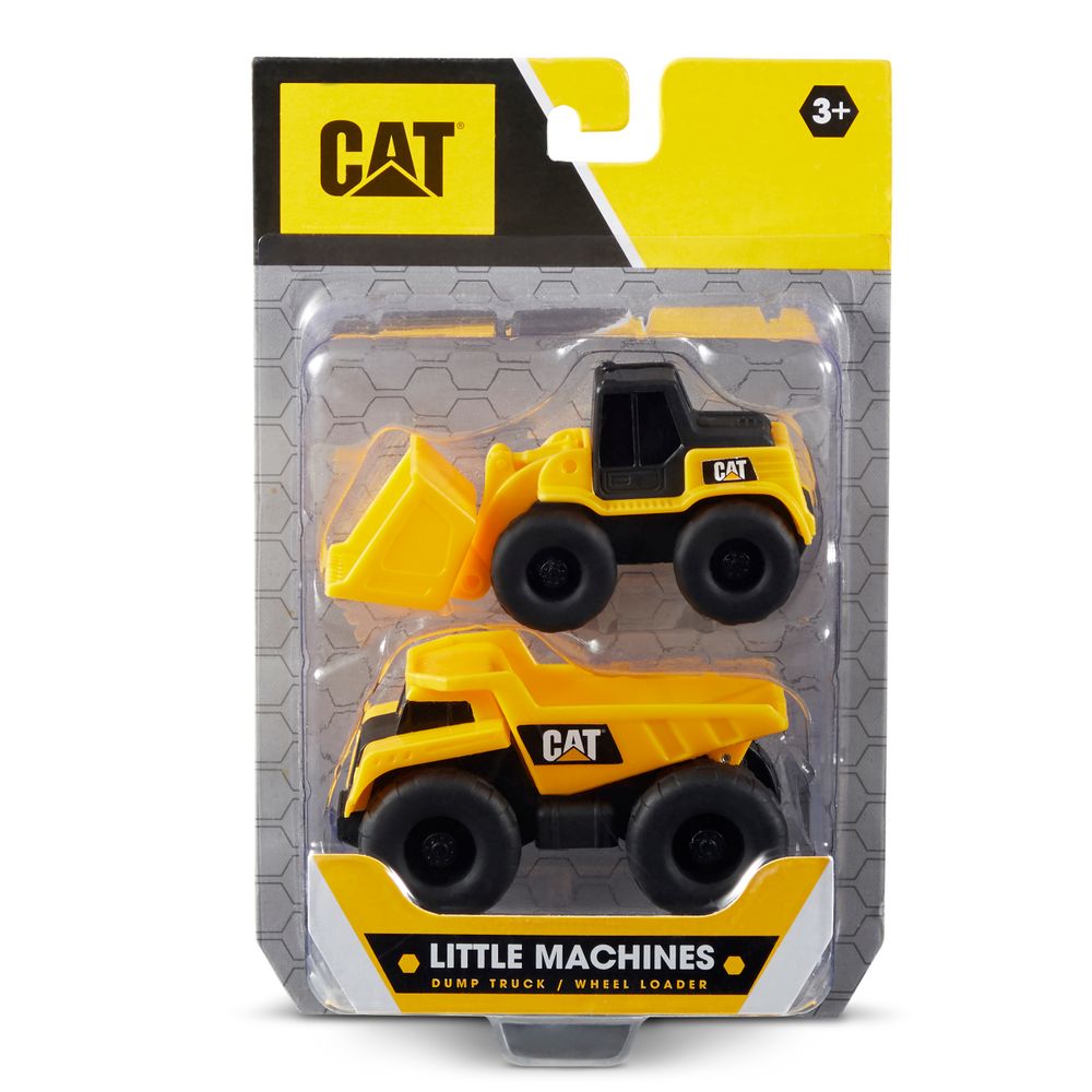 CAT LITTLE MACHINES 2 PACK WHEEL LOADER AND DUMP TRUCK