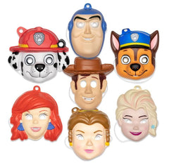 CHARACTER MASKS ASSORTED STYLES