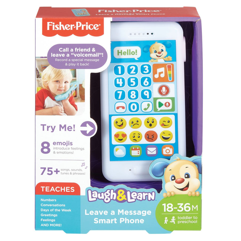 FISHER-PRICE LAUGH & LEARN TODDLER PHONE BLUE