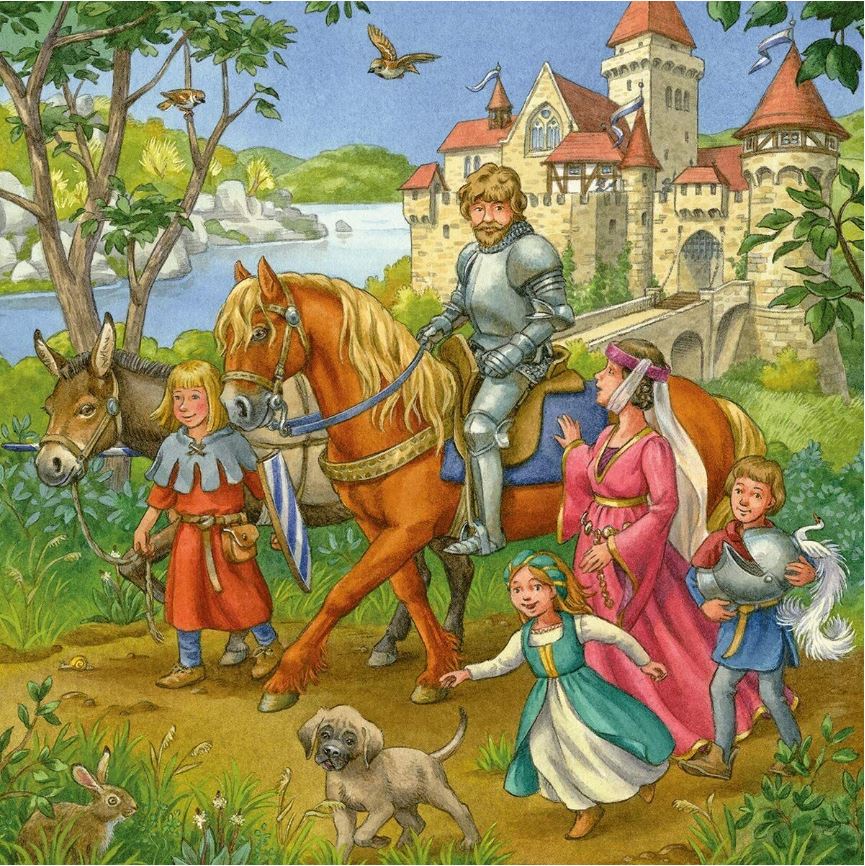 Ravensburger Life Of The Knight Puzzle 3X49 Piece