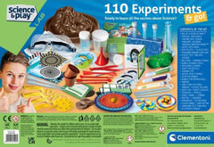 CLEMENTONI SCIENCE & PLAY 110 EXPERIMENTS SET
