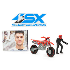 SX SUPERCROSS 1:24 DIE CAST MOTORCYCLE - LUKE CLOUT