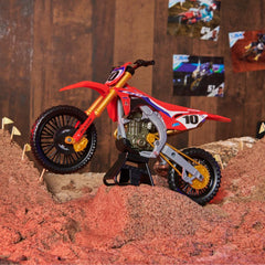 SX SUPERCROSS 1:10 DIE CAST COLLECTOR MOTORCYCLE - JUSTIN BRAYTON