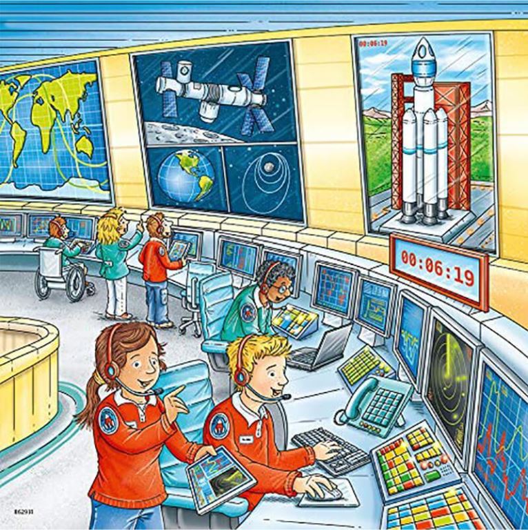 Ravensburger Tom & Mia Go On A Space Mission 3X49 Piece - Toyworld Australia