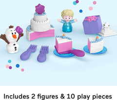 FISHER-PRICE LITTLE PEOPLE DISNEY FROZEN ELSA & OLAFS PARTY PLAYSET