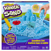 KINETIC SAND SANDBOX SET 1LB BLUE
