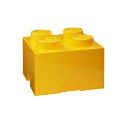 LEGO STORAGE BRICK 4 BRICK YELLOW