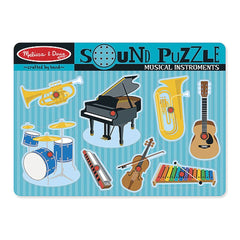 MELISSA & DOUG - SEE & HEAR SOUND PUZZLE - MUSICAL INSTRUMENTS