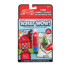 MELISSA & DOUG - ON THE GO - WATER WOW - FARM CONNECT THE DOTS