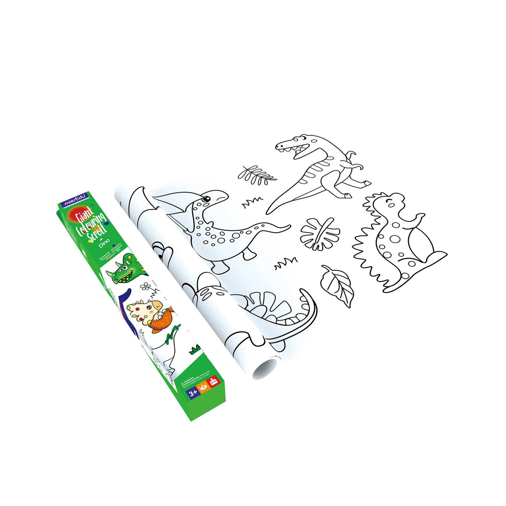 MIEREDU GIANT COLOURING SCROLL - DINO