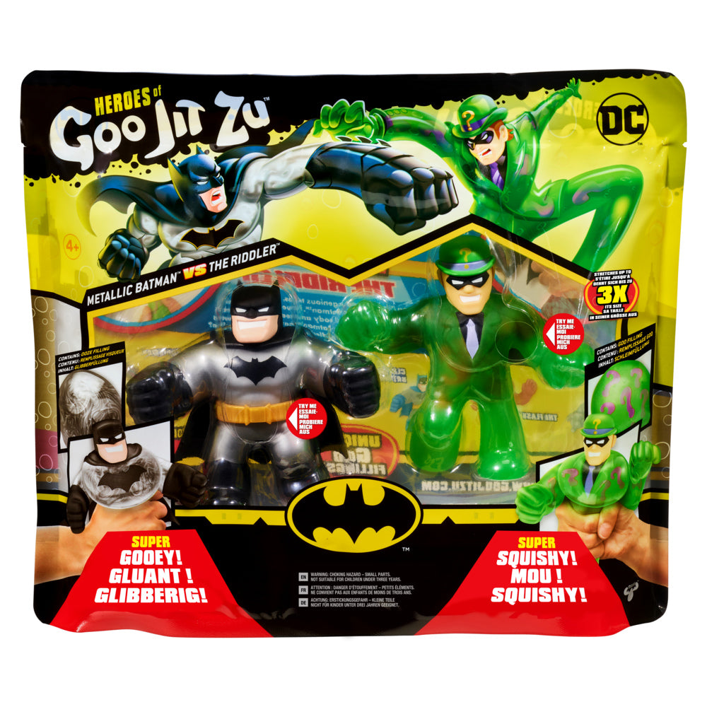 HEROES OF GOO JIT ZU LIC DC VERSUS PACK METALLIC BATMAN VS THE RIDDLER