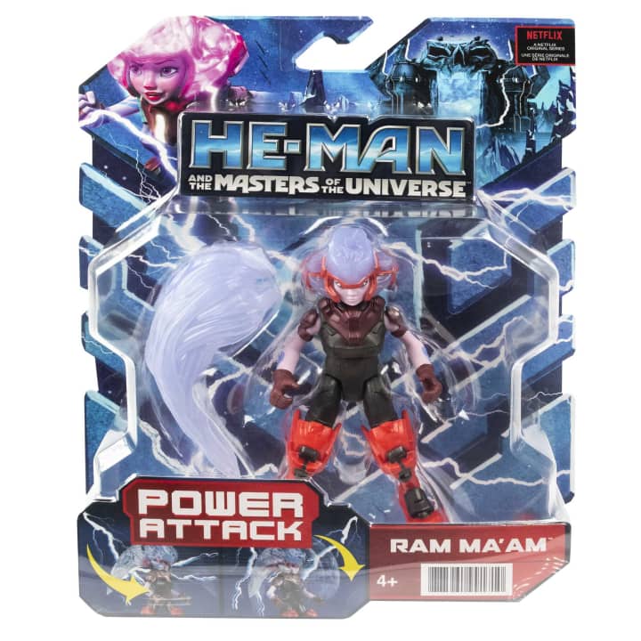 HE-MAN AND THE MASTERS OF THE UNIVERSE POWER ATTACK ACTION FIGURE - RAM MAAM