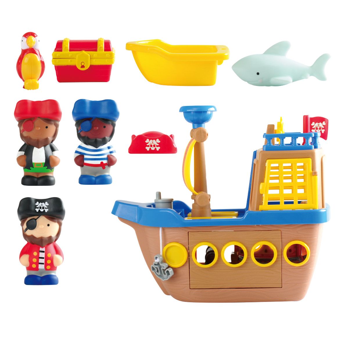 Playgo Toys Pirate Battery Operated Ship Adventure