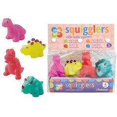 PLAY AND LEARN SQUIGGLERS DINOSAUR SOFTIE WATER SQUIRTERS