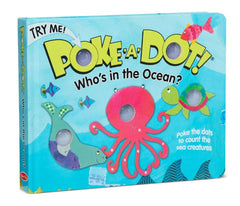 MELISSA & DOUG - POKE-A-DOT WHOS IN THE OCEAN BOOK