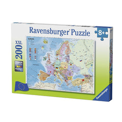 RAVENSBURGER EUROPEAN MAP PUZZLE 200 PIECE