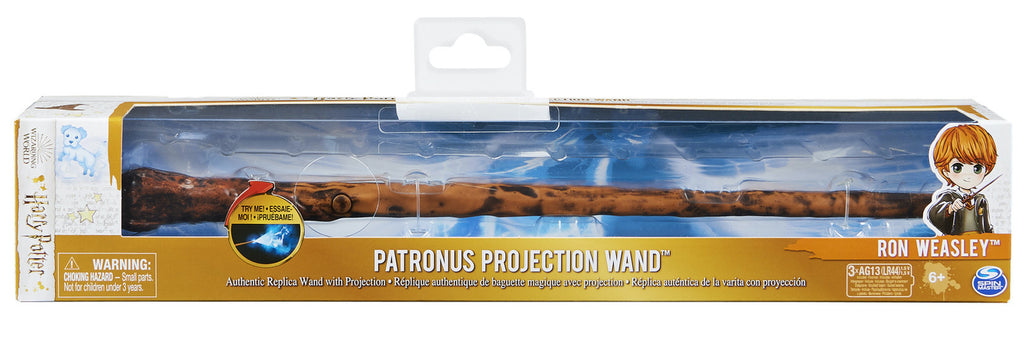 WIZARDING WORLD HARRY POTTER 13-INCH RON WEASLEY PATRONUS LIGHT-UP PROJECTION WAND