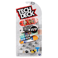 TECH DECK ULTRA DLX FINGERBOARD 4 PACK - FLIP (RED)
