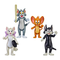 TOM & JERRY FIGURES 4 PACK FRIENDS & FOES TOM, JERRY, TOOTS AND BUTCH