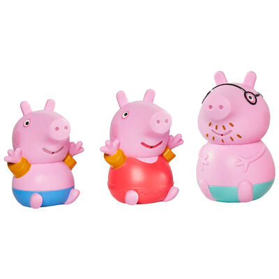 TOMY PEPPA PIG SQUIRTERS 3 PACK DADDY PIG, PEPPER AND GEORGE