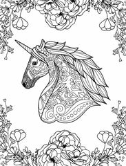 KALEIDOSCOPE COLOURING KIT - UNICORNS, NARWHALS AND MORE