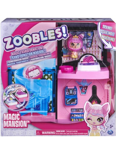 ZOOBLES MAGIC MANSION SPINNING PLAYSET